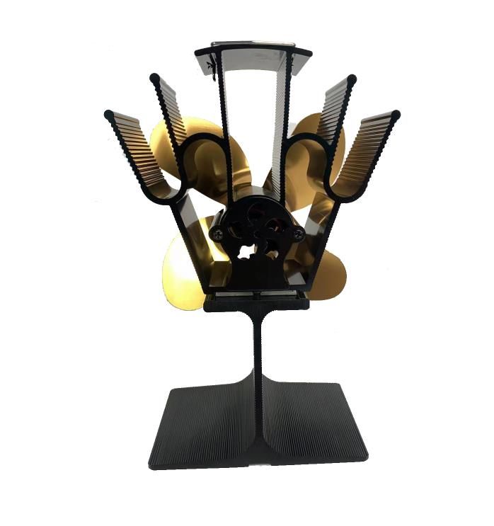 Ventilateur de cheminée classique grand format en I élégant noir Pas de bruit Pas de consommation d'énergie Sécurité et protection de l'environnement-LT3852_voghion.com