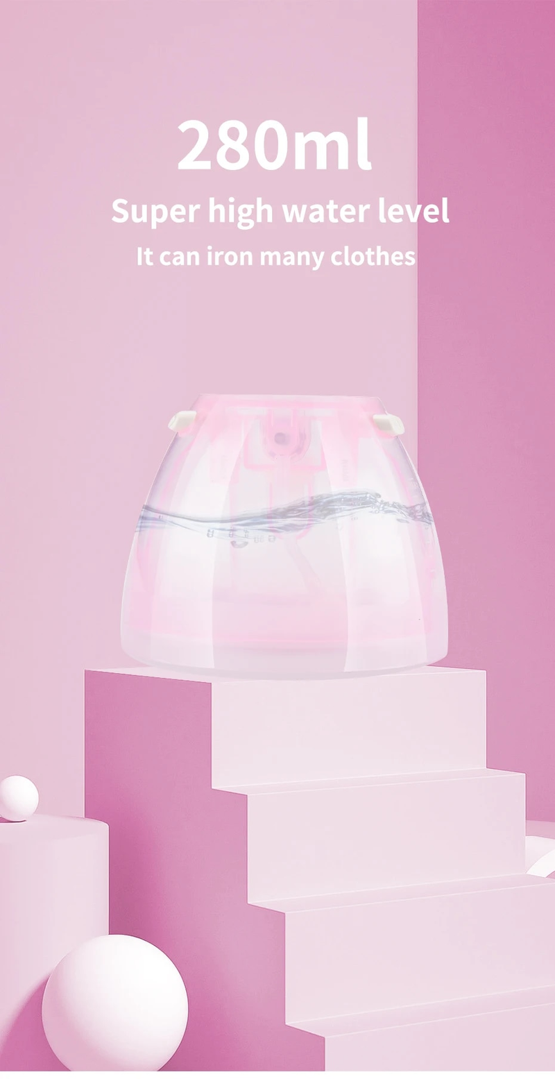 ACZT 1500 W Handdampfgerät für Kleidung – 280 ml Schnellaufheiz-Vertikalbügeleisen_voghion.com