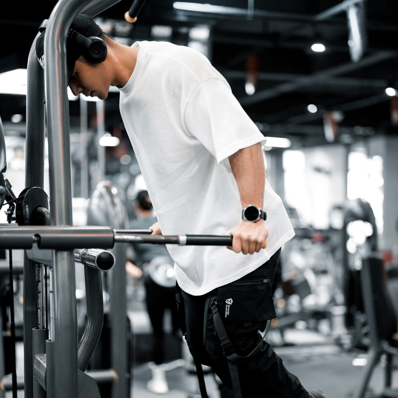 Spring/Summer Men's Sports, Running, Exercise, Fitness, Loose Solid Color Smooth Plate Oversize Drop Shoulder Quick Dry_voghion.com