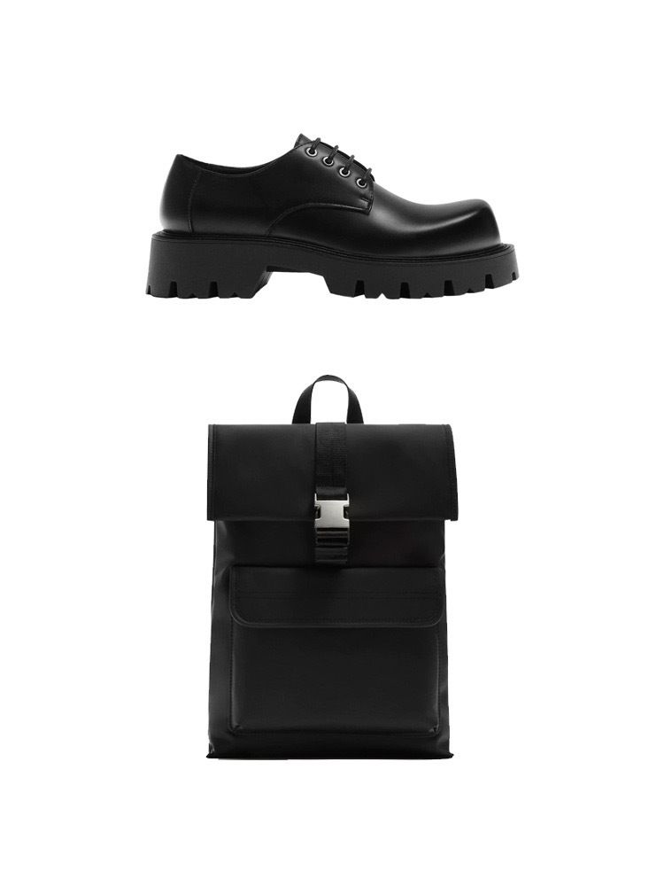 2025 New Men's Patchwork Fashion Multi-Functional Large Capacity Black Laptop Backpack Waterproof Backpack_voghion.com