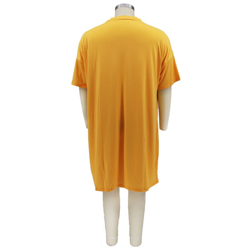 Women's Clothing Popular Independent Station Hot-selling Spring and Summer New Positioning Offset Printing Loose Large Size Dress_voghion.com