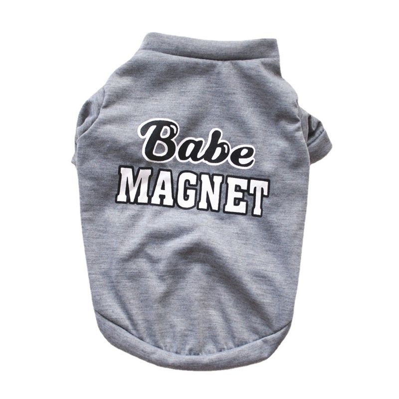 Spring Autumn Summer Dog Clothes T-Shirt Vest Short Sleeve_voghion.com