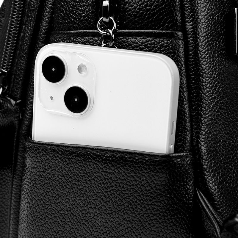 Muoti Naisten Matkailu Knapsa Tyttöjen Olka koululaukut Lehmännahkainen pussi Mochila Laadukas aito nahka Naisten_voghion.com