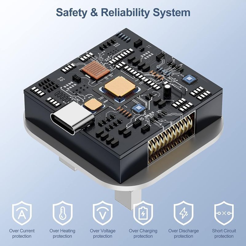 20W USB-C Schnellladegerät Stecker + 1m Typ-C auf C Kabel UK PD Wandadapter für Handys_voghion.com
