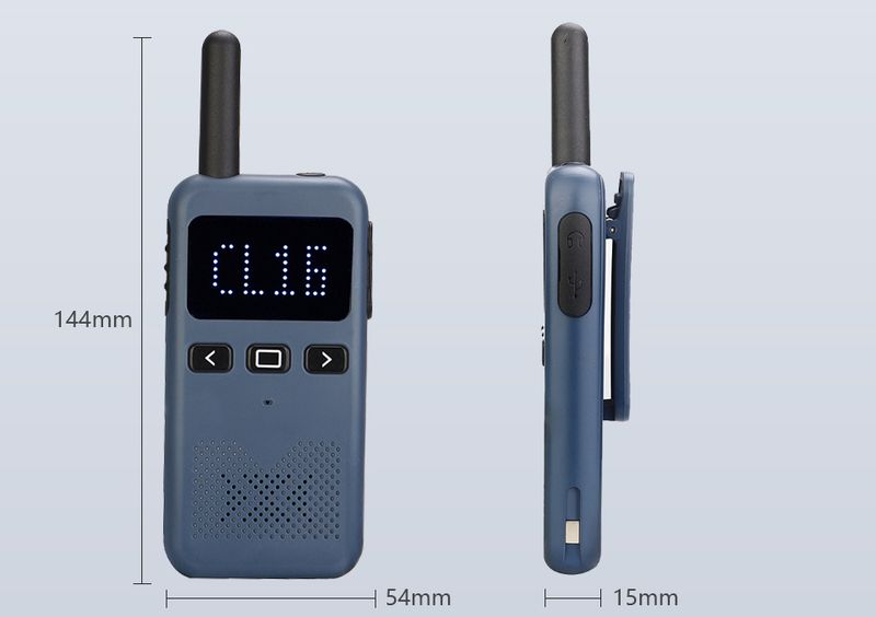 Walkie Talkie Mini Retevis USB Type C Phone RB619 PMR 446 Walkie-Talkies 2 Pcs Two-way Radio Portable Radio PTT Hotel_voghion.com