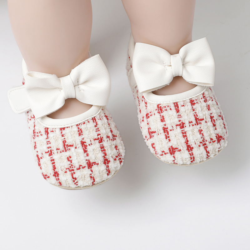 Frühling und Herbst Low Top dicke Sohlen Babyschuhe für Mädchen Babyschuhe weiße rutschfeste Prinzessin Wanderschuhe_voghion.com