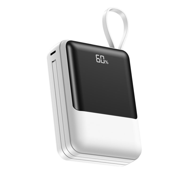 Livré avec un affichage numérique magnétique en ligne 20000 mah 15W sans fil bidirectionnel charge rapide portable clip arrière banque de charge magnétique_voghion.com