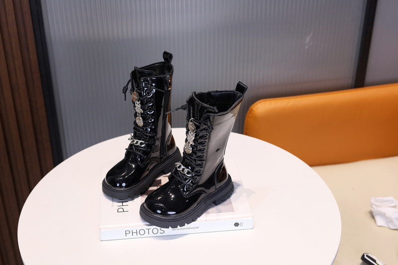 Mode-Stiefel für Kinder, Herbst/Winter, Mädchenstiefel mit weichen Sohlen und Prinzessinnenstiefel aus Wildleder für Mädchen_voghion.com