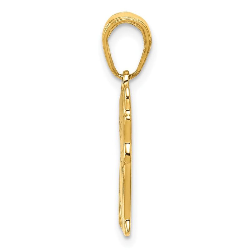 14K Sitting Cat Pendant_voghion.com