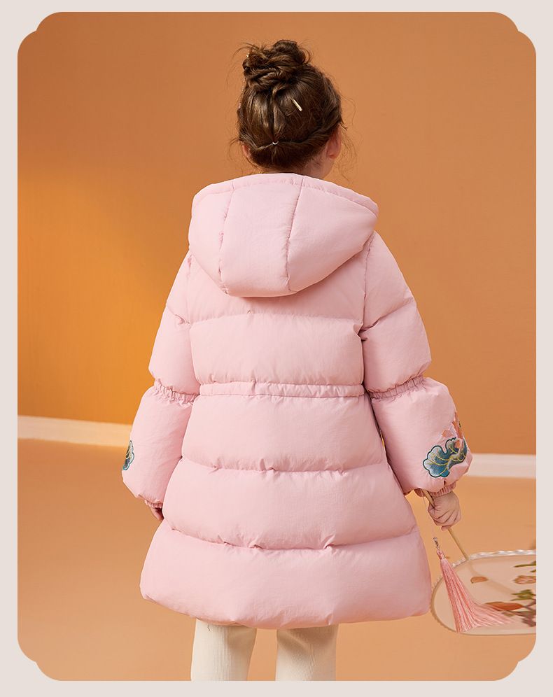 Vestito da bambina in stile cinese, in stile antico, in stile invernale, in stile Hanfu, per festeggiare il nuovo anno, in peluche e spesso cotone._voghion.com