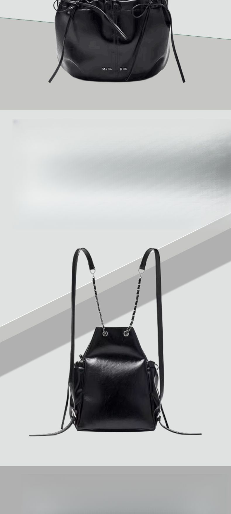 Korea Summer New Bow Chain Shoulder Women's Bags, Large Capacity Simple Fashion Backpack Fashionable Versatile Casual Daily Simple Commuting_voghion.com
