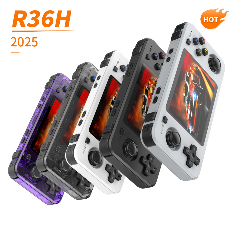 R36H Handheld Game 3.5-inch Screen Linux System Joystick Light WIFI D46S Player Console VS R36S_voghion.com