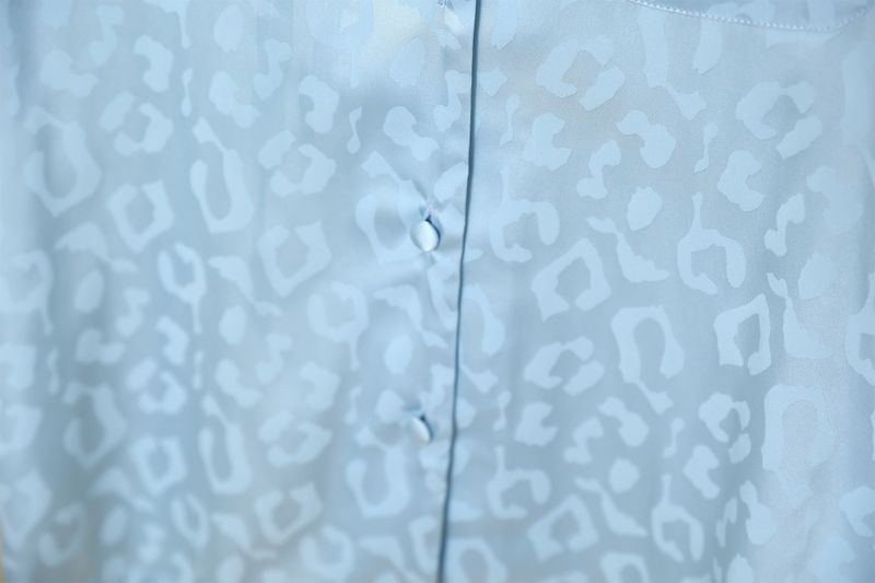 Dames nachtkleding pyjama's lente en herfst ijs zijde lange mouwen hoogwaardige zijde veren luxe huiskleding_voghion.com