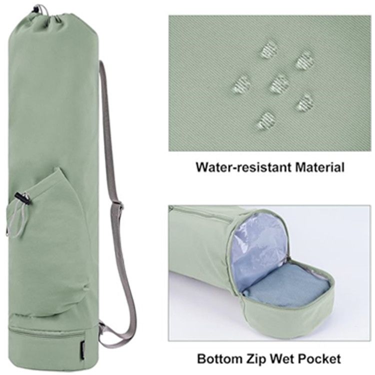 Functionele tassen Yogamat-tas met waterflesvak en onderkant Natte tas Sport Yogamat Draagriem Multifunctionele opbergtas_voghion.com