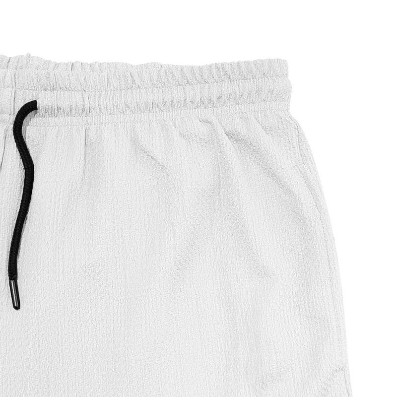 Lot de 2 shorts d'été décontractés pour homme, coupe trois-quarts, doublés, à séchage rapide et double épaisseur, tissés_voghion.com