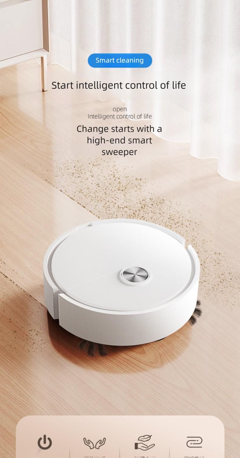 Robot aspirador de seguridad - Monitoreo del hogar con cámara | Límites virtuales | Limpieza de patrullaje controlada por app_voghion.com