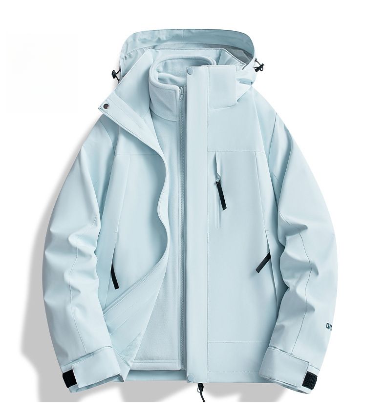Giacca invernale autunnale, tuta da trekking staccabile 3 in 1 per uomo e donna, set da due pezzi, acquisto di gruppo_voghion.com