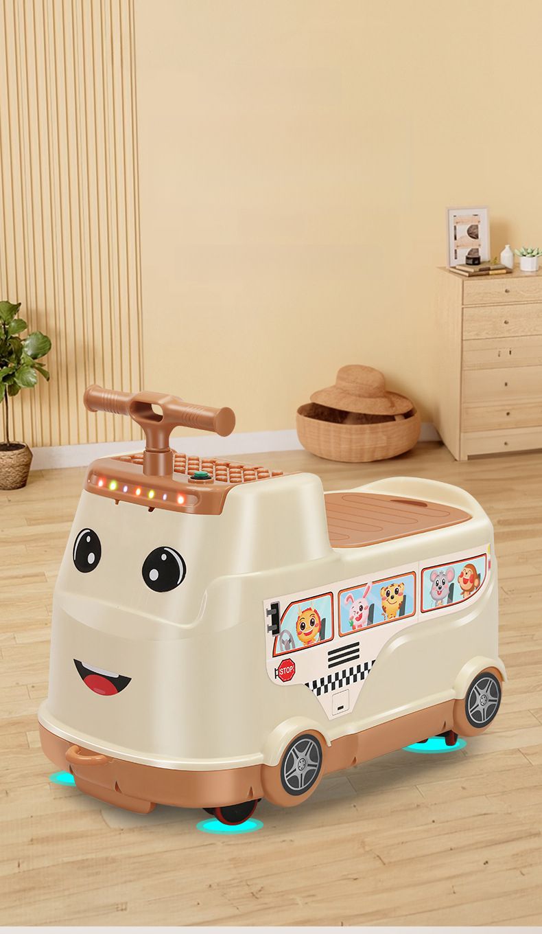 Laufrad für Kinder von 1-3-6 Jahren, Kinder-Elektroauto, pedalbetriebener Vierradroller für Kinder, Lernspielzeug_voghion.com