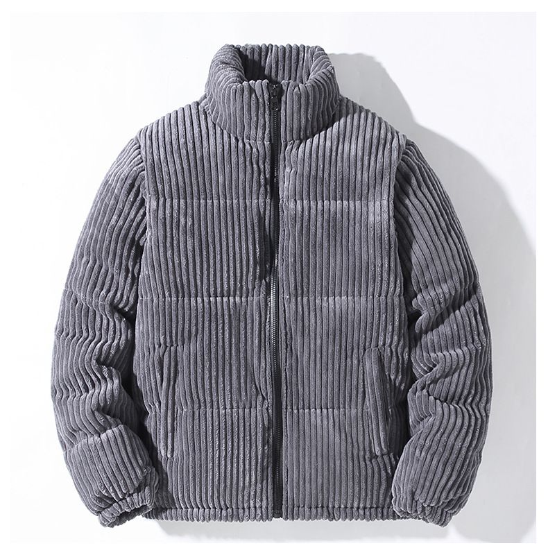 Vestiti invernali da uomo in velluto a coste spesso e caldo, giacca in cotone, top in lana d'agnello per studenti adolescenti_voghion.com