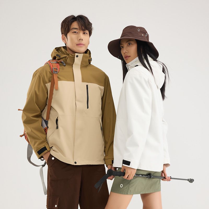 Brand Same Style And Women, 3-in-1 Down Fleece Liner, Outdoor Windproof Waterproof Warm Hiking Jacket For Men_voghion.com