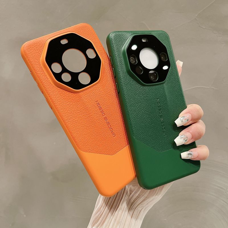 Litchi Leather Magnetic Case For Huawei Mate 70 Pro+/P70 & Xiaomi 15 - Premium Luxury Master Series With Auto-Align Protection_voghion.com