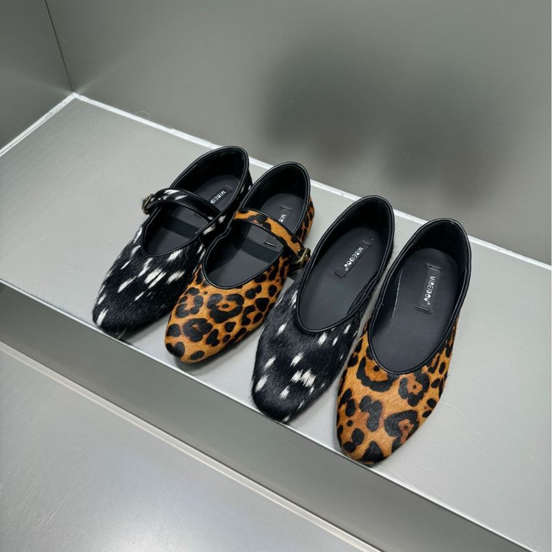 Chaussures simples françaises en crin de cheval véritable pour enfants (printemps 2025), version coréenne polyvalente, chaussures plates décontractées_voghion.com