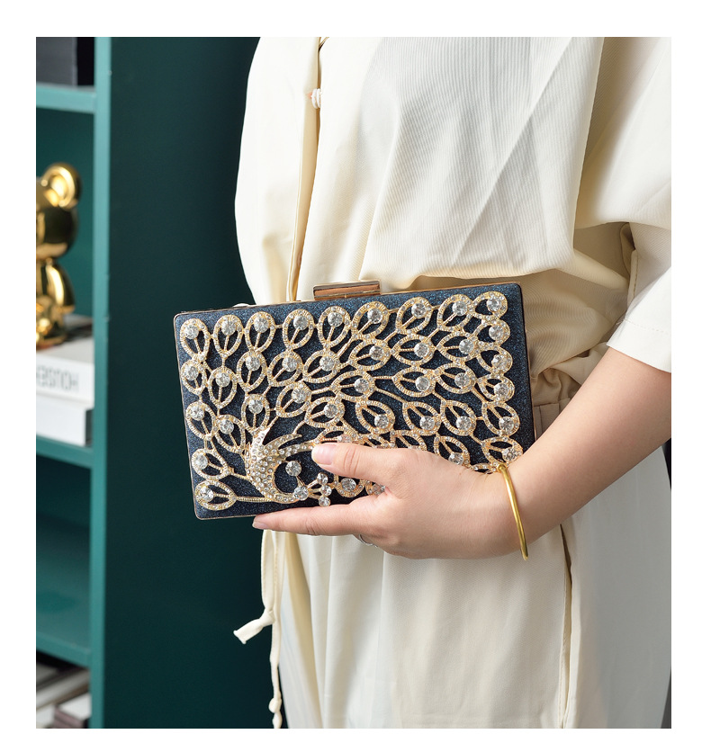 High-End-Abendtasche im Nischendesign, neue Damen-Handtasche mit Diamant-Abendmode_voghion.com