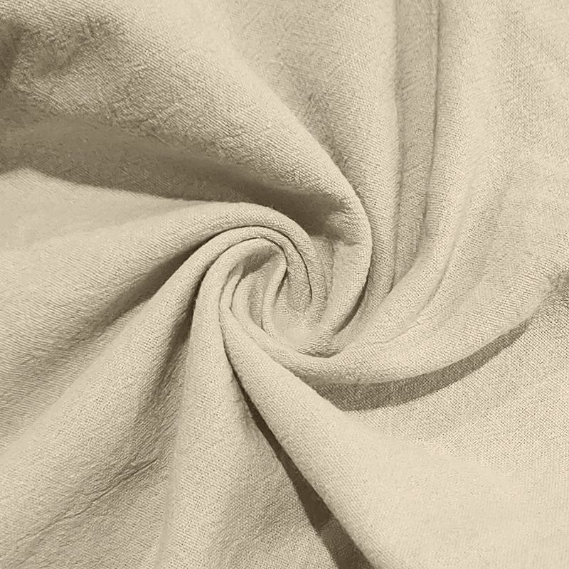 Pantaloni da spiaggia primaverili e autunnali da uomo, in cotone e lino, tinta unita, larghi, con coulisse e bottoni, casual, da uomo_voghion.com