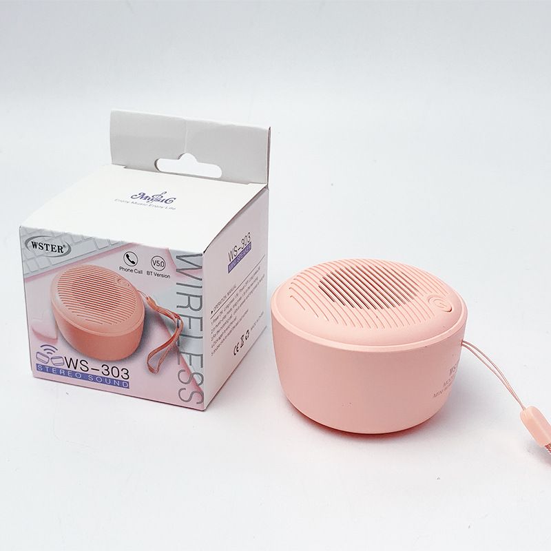 WS-303 New Mini Wireless Bluetooth Speaker Outdoor Portable Large Volume Creative Small Audio Gift_voghion.com