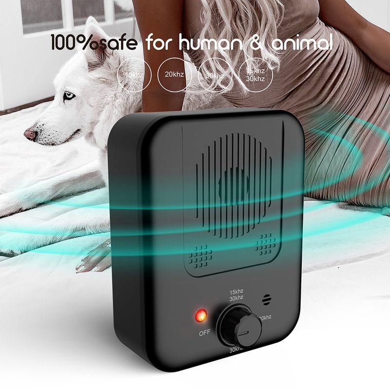 Outdoor Repeller Bark Stopper Anti-Bell Anti-Lärm Ultraschall Hundetrainer_voghion.com