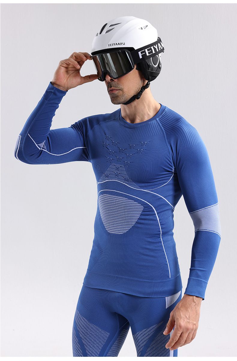 X-BIO New 4.0 Energy Gathering Enhanced Sports Ski Quick-Dry Top Men's Thermal Close-Fitting Sweat-Wicking Compression_voghion.com
