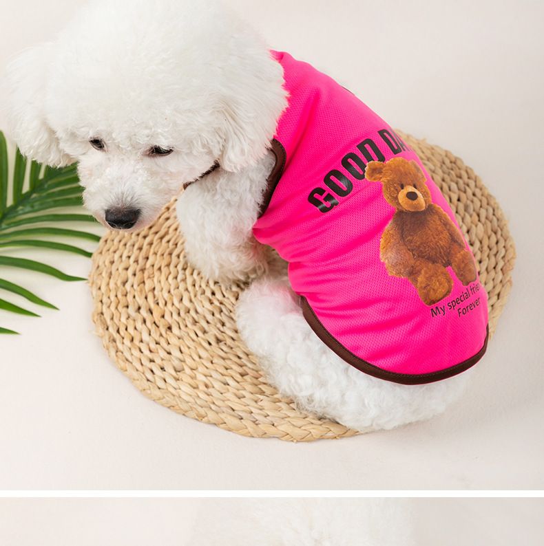 Factory Direct Pet clothes puppy clothes cat clothes summer dog vest pet vest one-piece delivery_voghion.com