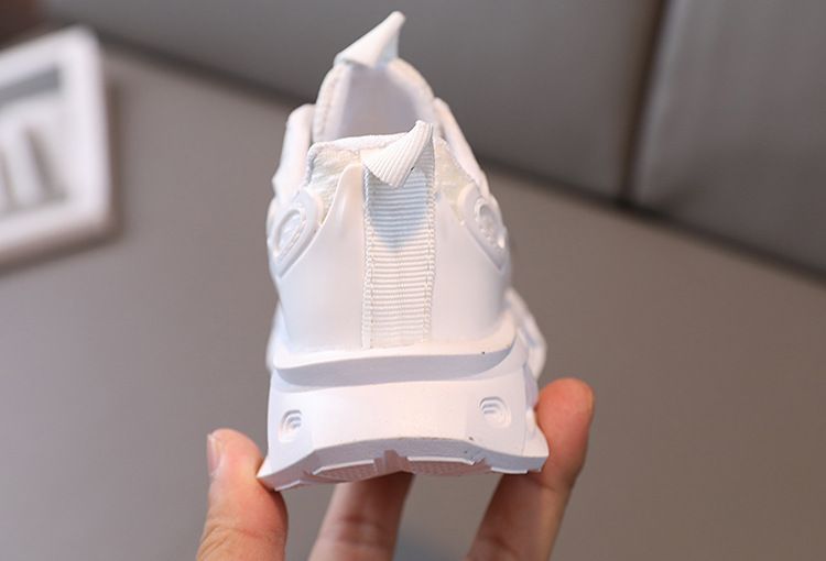 Nytt fashionabelt sportglöd Vår Höst Andas Casual med ljus för små och medelstora barn Lätt Mjuk_voghion.com