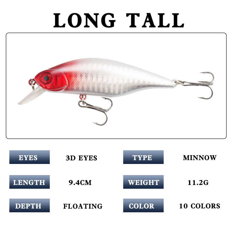 Minolua Baits Plutajući mamci 8,5 cm/11,2 g Mamci Ribolovni pribor Proizvodi_voghion.com