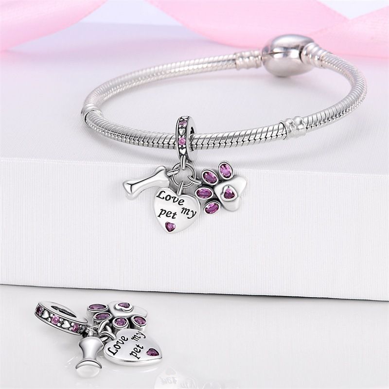 Gioielli da donna Dora, ciondolo con perline fai da te, accessori in argento placcato rame, perline fai da te, acchiappasogni, grazioso set di tre pezzi con osso a forma di artiglio_voghion.com