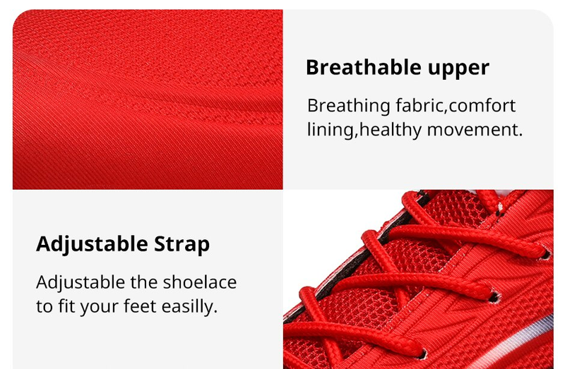 Moda Koşu Ayakkabıları Erkekler Alev Baskılı Sneakers Örgü Atletik Spor Bıçak Yastıklama Koşu Eğitmenler Hafif_voghion.com