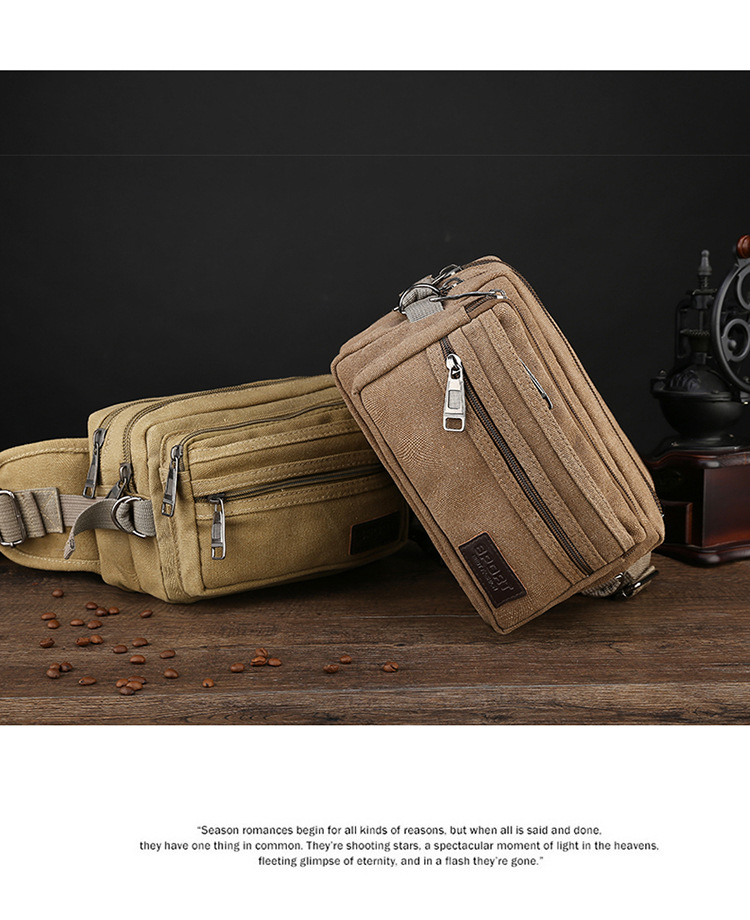 Neue Outdoor-Mode Sport Taille Tasche Multi-Use männer Atmungsaktive Leinwand Taille Tasche Radfahren Taktik männer Taille Tasche handy Tasche_voghion.com