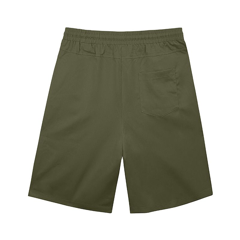 Pantalones de playa para hombre, de verano, informales, ligeros y lujosos, de cinco puntos, con cordón cruzado, talla grande_voghion.com