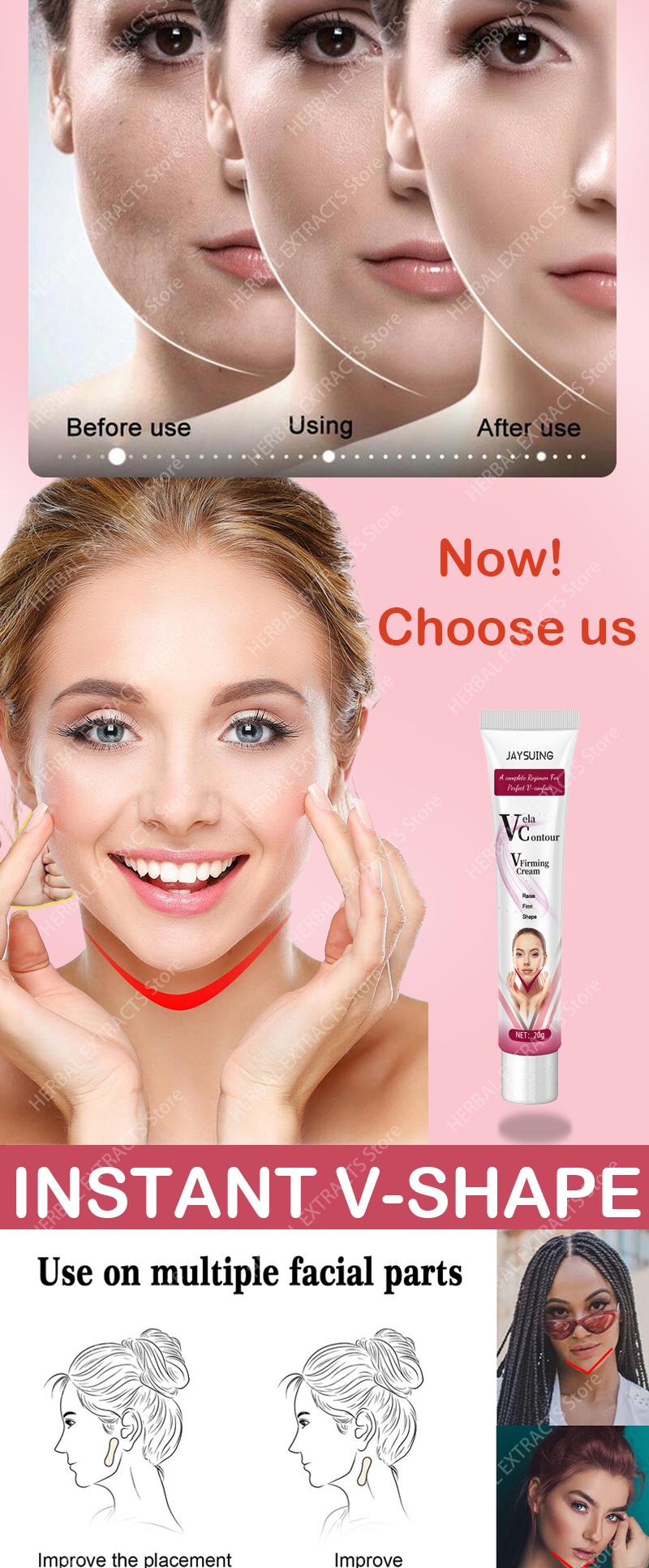 Face Slimming Cream Artifact Products V Line Face Slimming Double Chin Eliminate Slimming the Face_voghion.com