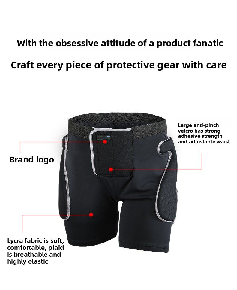 Ski Protective Gear Hip Guard Knee Thickened Pad Anti-Fall Beginner Inner Wear Tailbone Protection Sticker_voghion.com