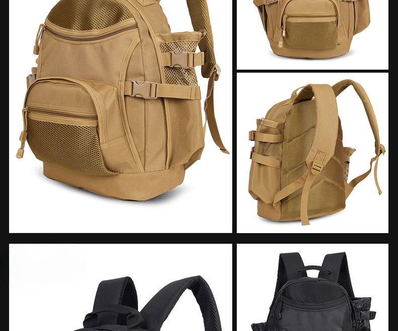 Outdoor Große Kapazität Wandern Militär Enthusiasten Taktische Doppel Schulter Tasche männer Camouflage Casual Sport Reise_voghion.com