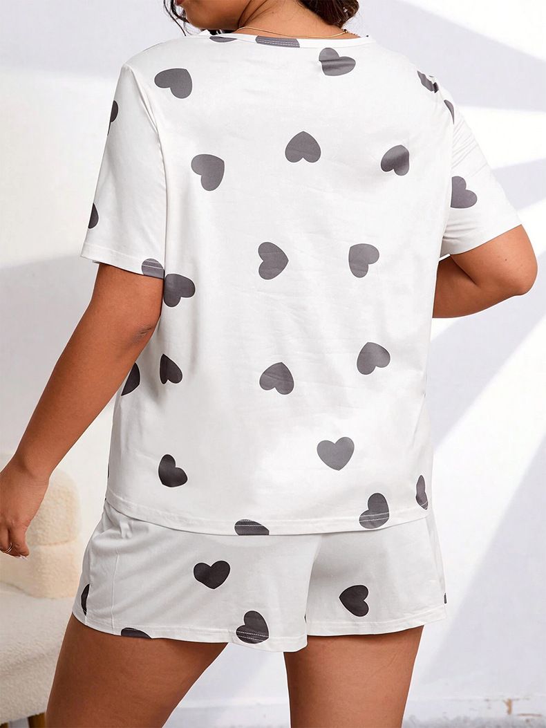 Dames Nachtkleding Casual Dames Pyjama's Zomer Nieuw Grote Maat Zweet Absorberend T-shirt Shorts Thuis Kleding Pyjama's_voghion.com