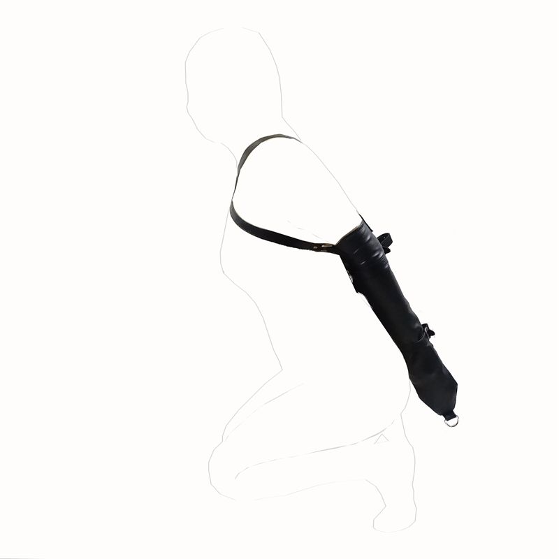 Single Gloves Backhand Back Training Shapewear Sexy Restraint Clothes Binding SM_voghion.com