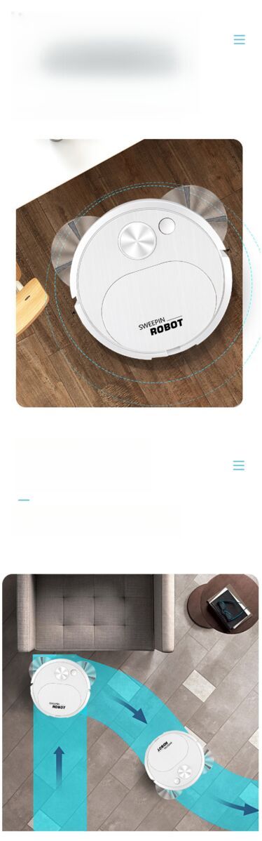 Robot Fully Automatic Household Mini Cleaning Machine USB Charging Smart Vacuum Cleaner Gift_voghion.com