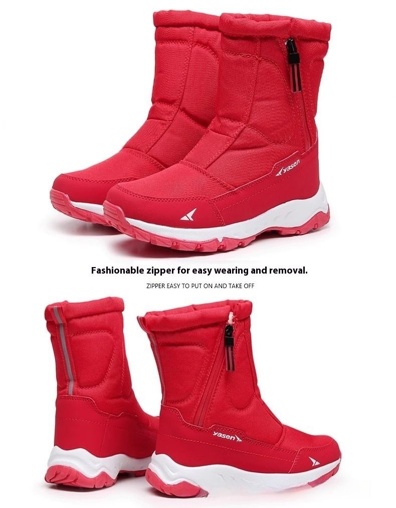 Bottes de neige thermiques pour homme 2025, chaussures d'hiver imperméables et antidérapantes avec doublure polaire, bottines pour temps extrêmement froid pour femmes et hommes._voghion.com