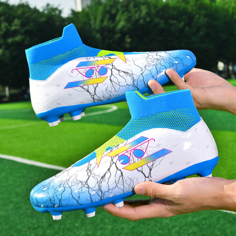 Großer High-Top-Fußballschuh für Männer und Frauen TF Broken AG Long Nails Kunstrasen-Kinderspiel-Trainingsschuhe_voghion.com