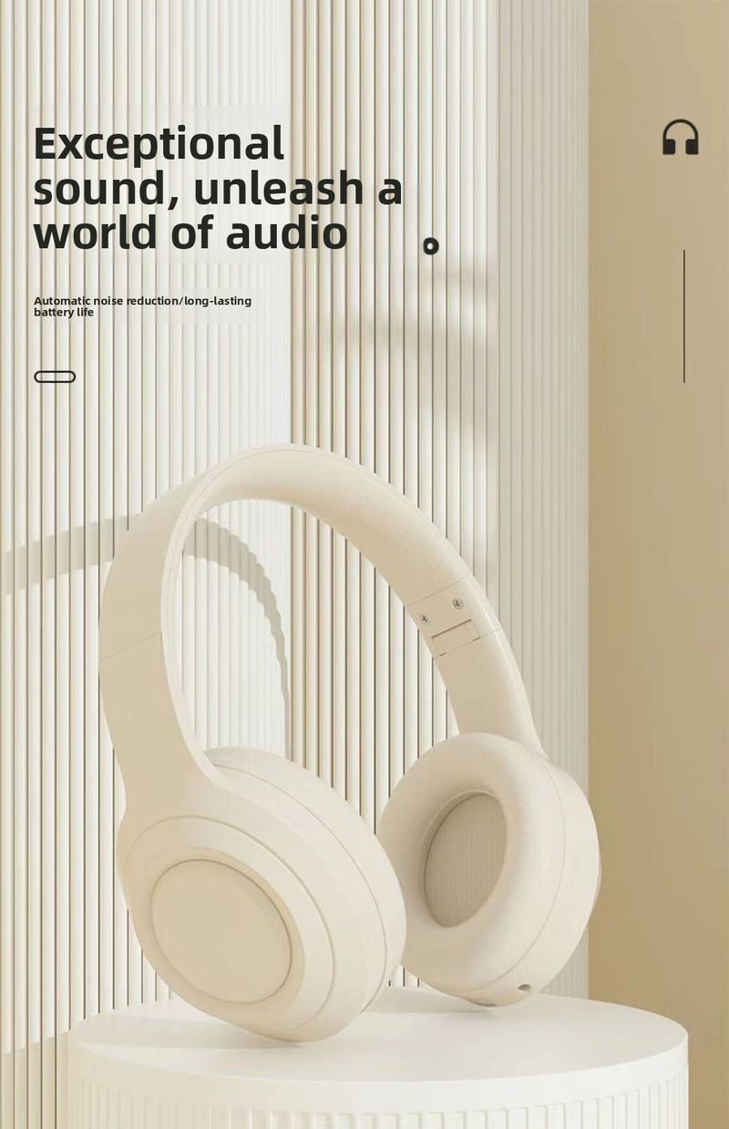 Cuffie DR58: le cuffie Bluetooth indispensabili Musica wireless con batteria a lunga durata Cancellazione attiva del rumore Compatibilità universale_voghion.com