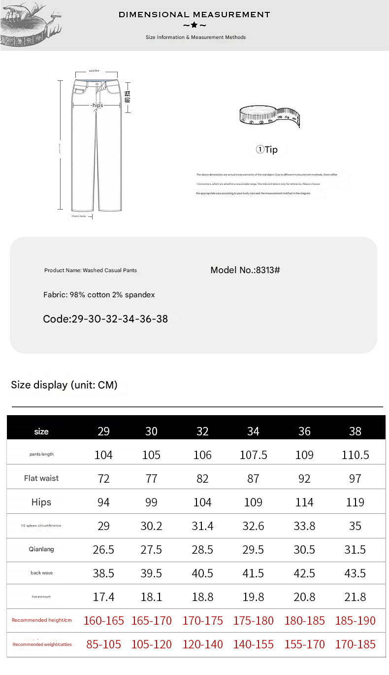 Premium Products Washed Work Men's New Multi Pocket Casual Loose Cotton Ankle Pants_voghion.com