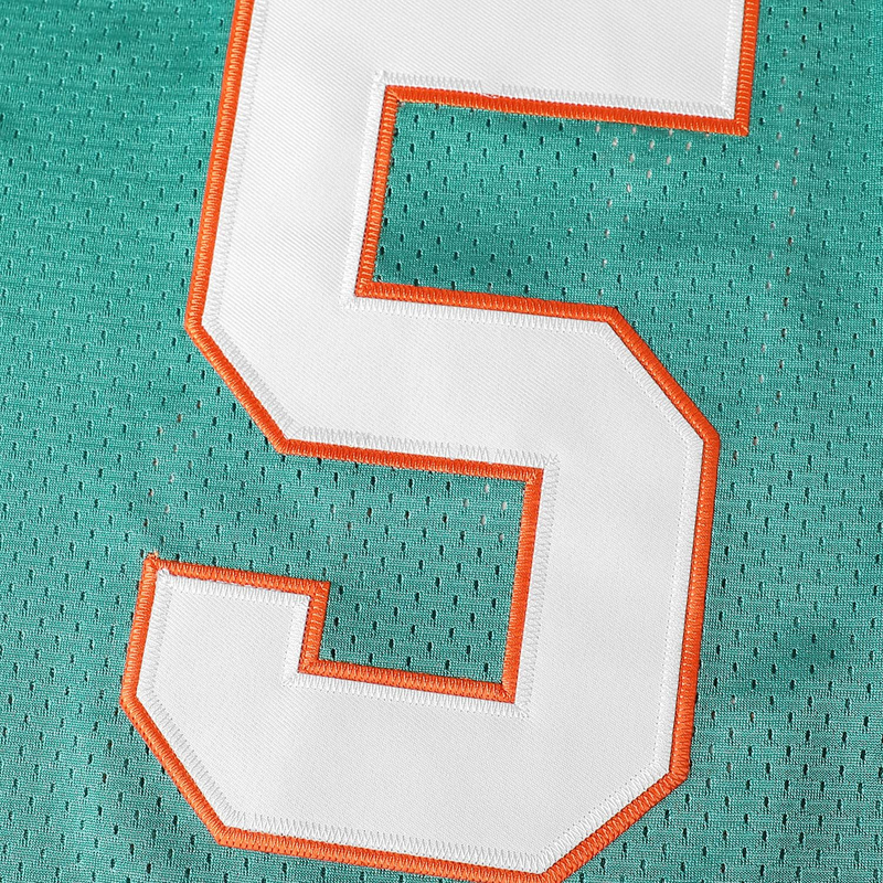 Robe de soirée brodée en maillot de football n°5 homme verte_voghion.com