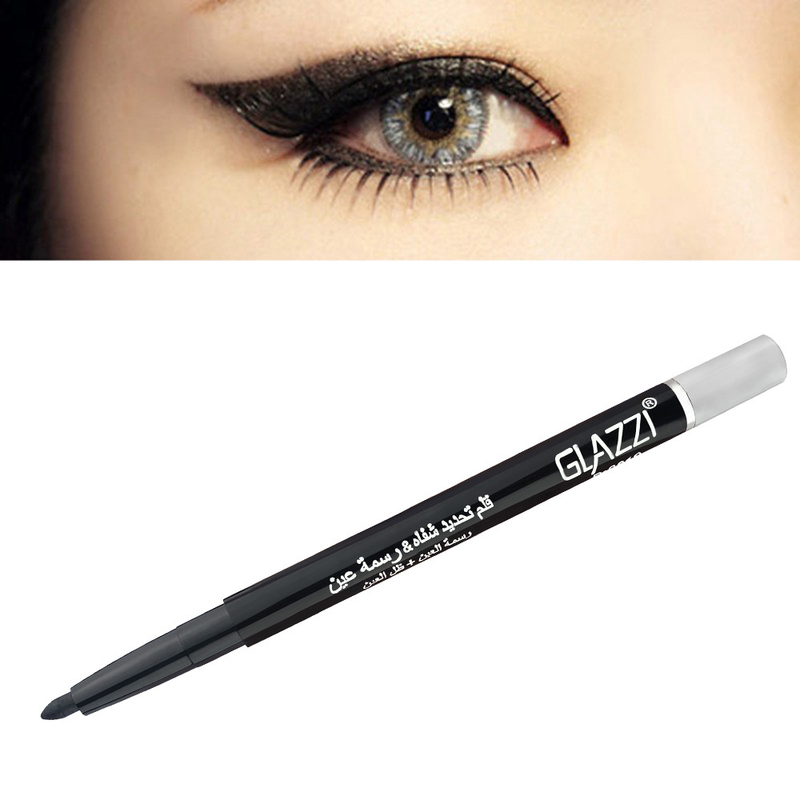 New GLAZZI Automatic Rotating Black eyeliner Gel Pen Waterproof, Sweat proof, Colorful Makeup_voghion.com